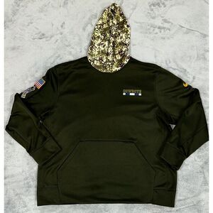 Dallas Cowboys Nike Black Hoodie with Camouflage Hood